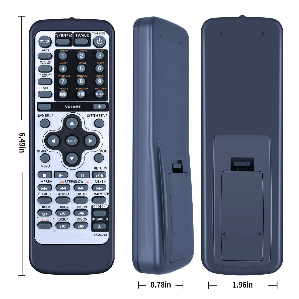 XXD3033 Remote Control For Pioneer DVD/CD Receiver S-HTD520 XV-HTD510