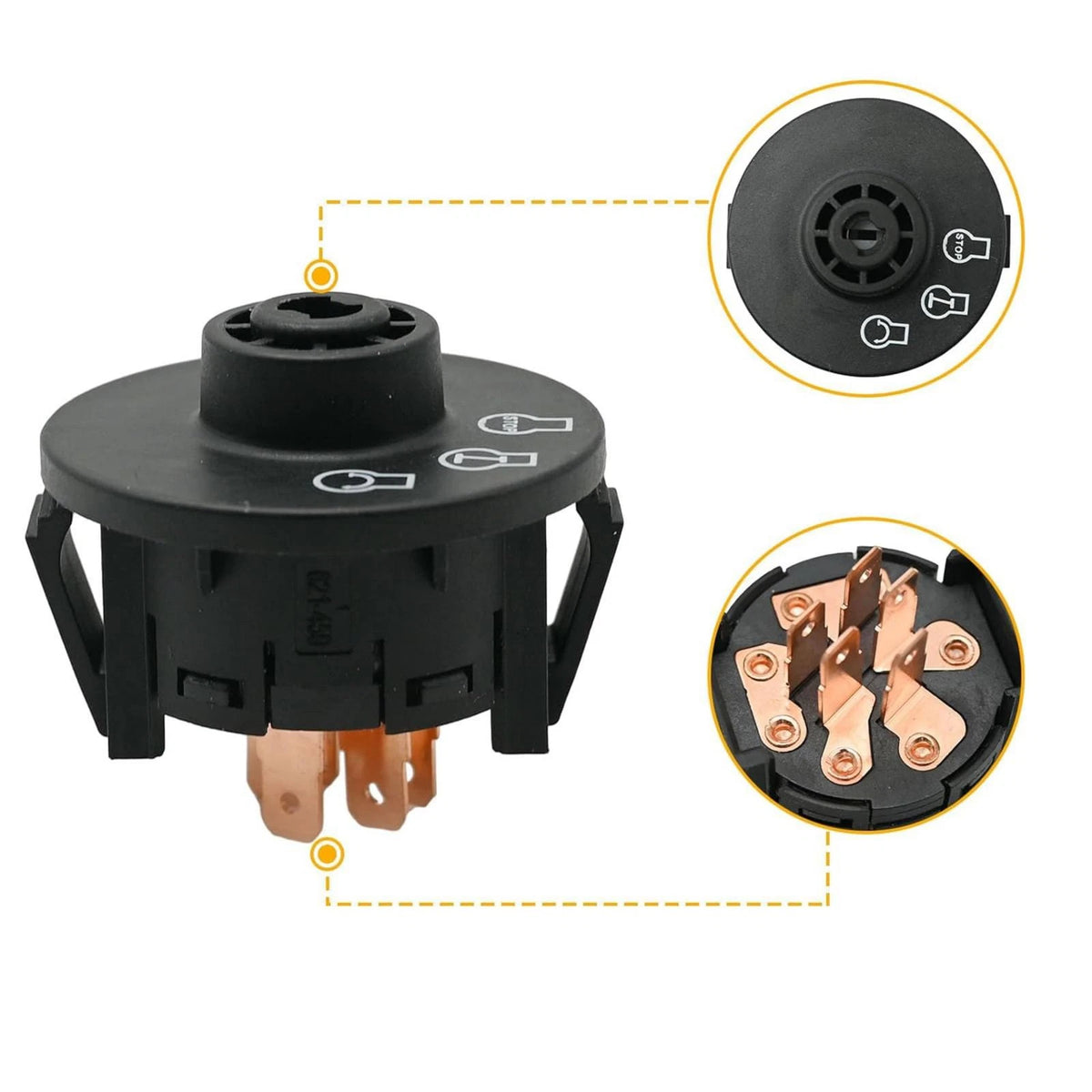 1172221, 1374100 Ignition Starter Switch With 2 Keys Fit For Next Lazer Z