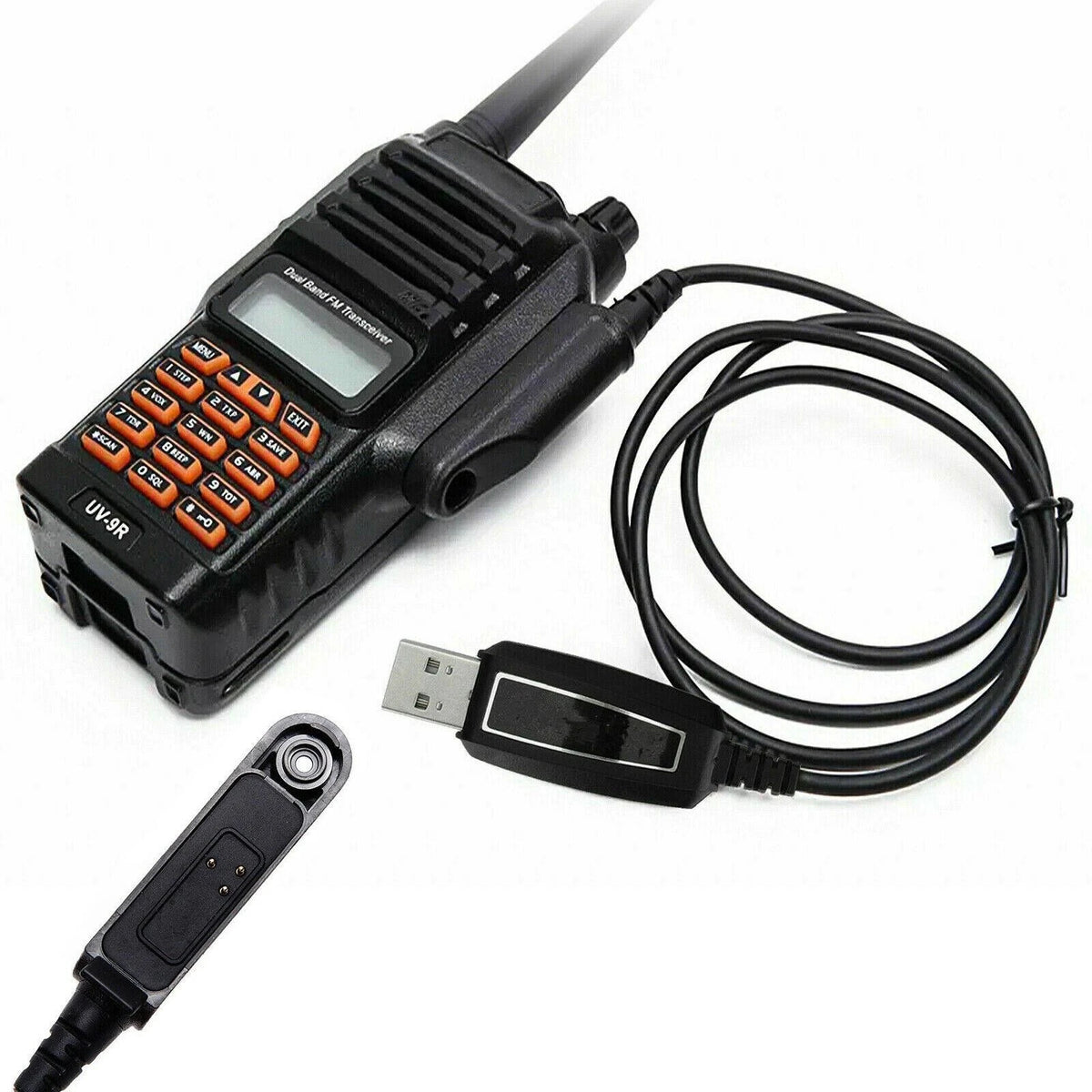 USB Programming Cable Cord w/ CD For Baofeng BF-UV9R/Plus BF-A58 BF-S58 BF-N9 C