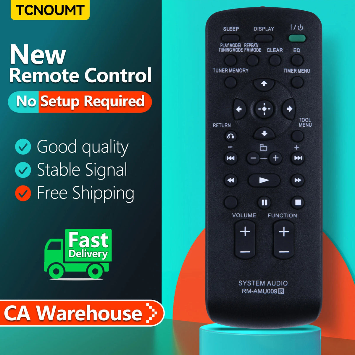 RM-AMU009 Remote Control For Sony Audio System CMT-CX4iP CMT-MX500i