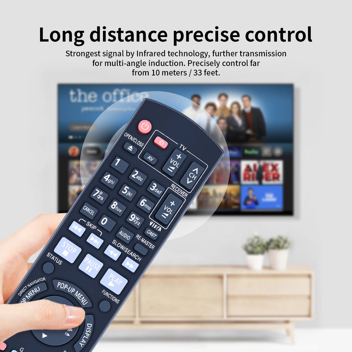 N2QAYB000380 Remote Control For PANASONIC DISC PLAYER DMP-BD60 DMP-BD80
