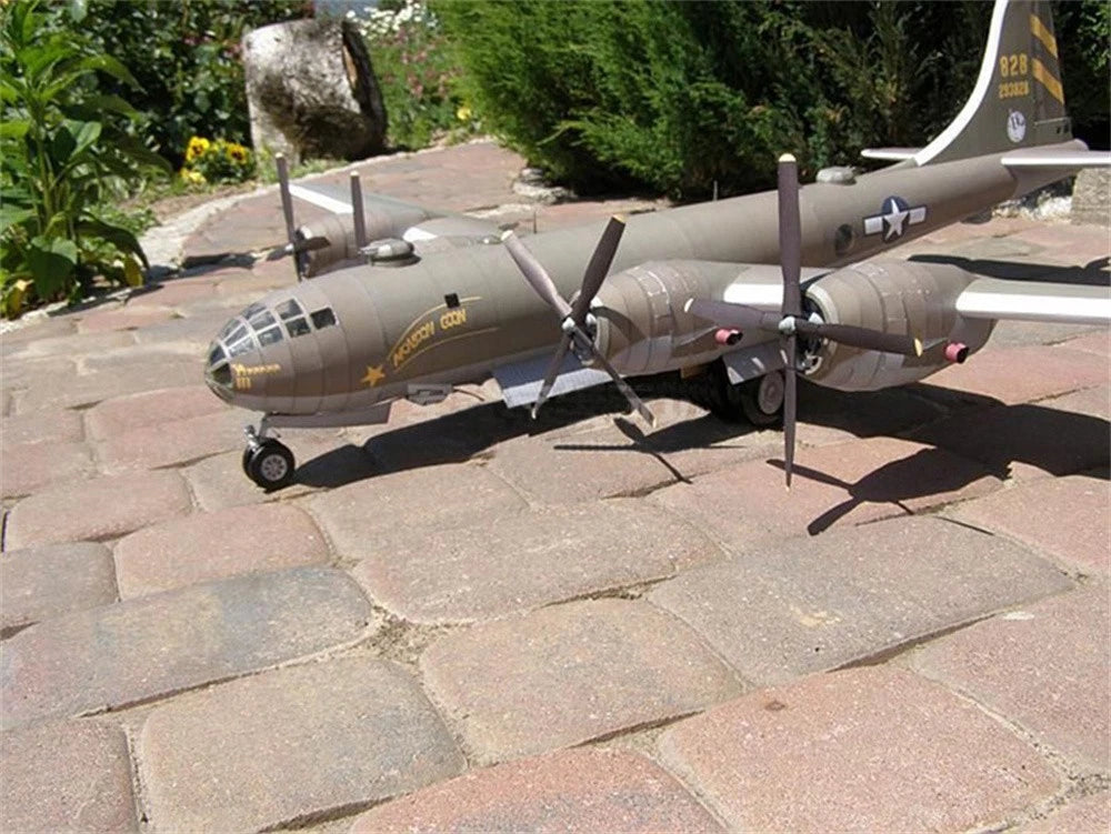 1/47 Unassembled B-29 Super Fortress Bomber Paper Aircraft Model Handmade Model
