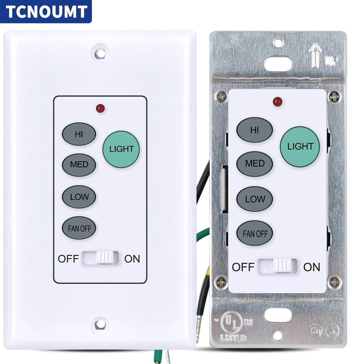 Universal Ceiling Fan Wall Control 3 Speed Wall Mounted Fan Control UC-9050T