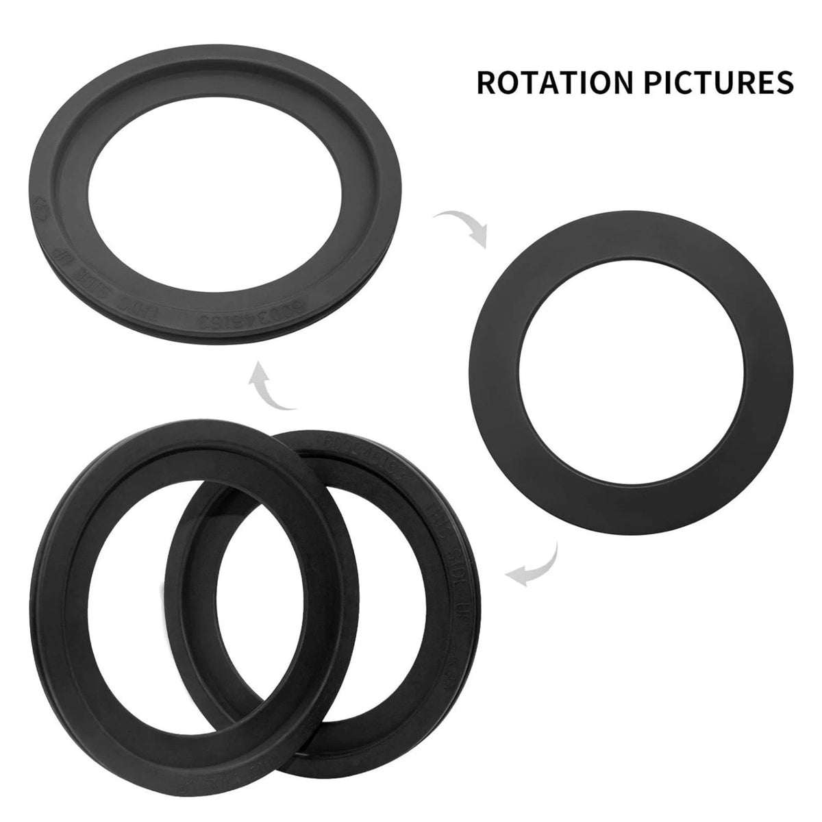 2X High Quality RV Toilet Seal Gasket 385311658 For Dometic 310 320 Toilets