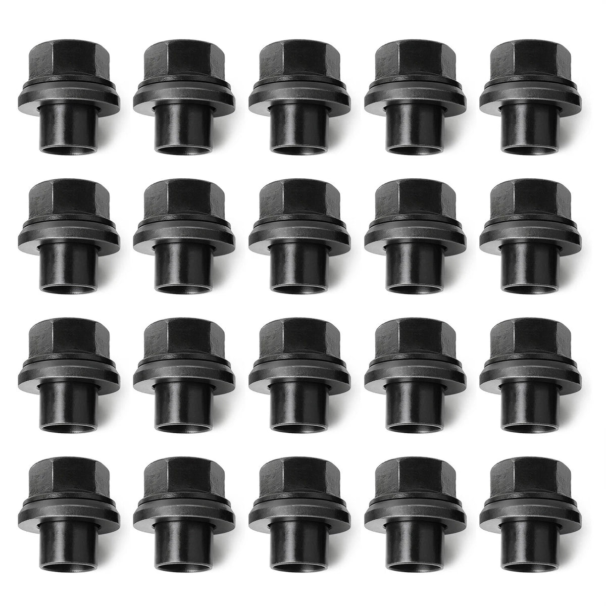 20 Pack 33mm M22x1.5 x 19mm Wheel Nuts Sleeve Nuts M22-1.5x19mm Skirt Flange