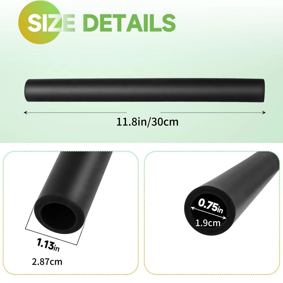 For Grasshopper Handle Grip 2Pcs 422179 Quality Foam Rubber Direct Fit MM1800