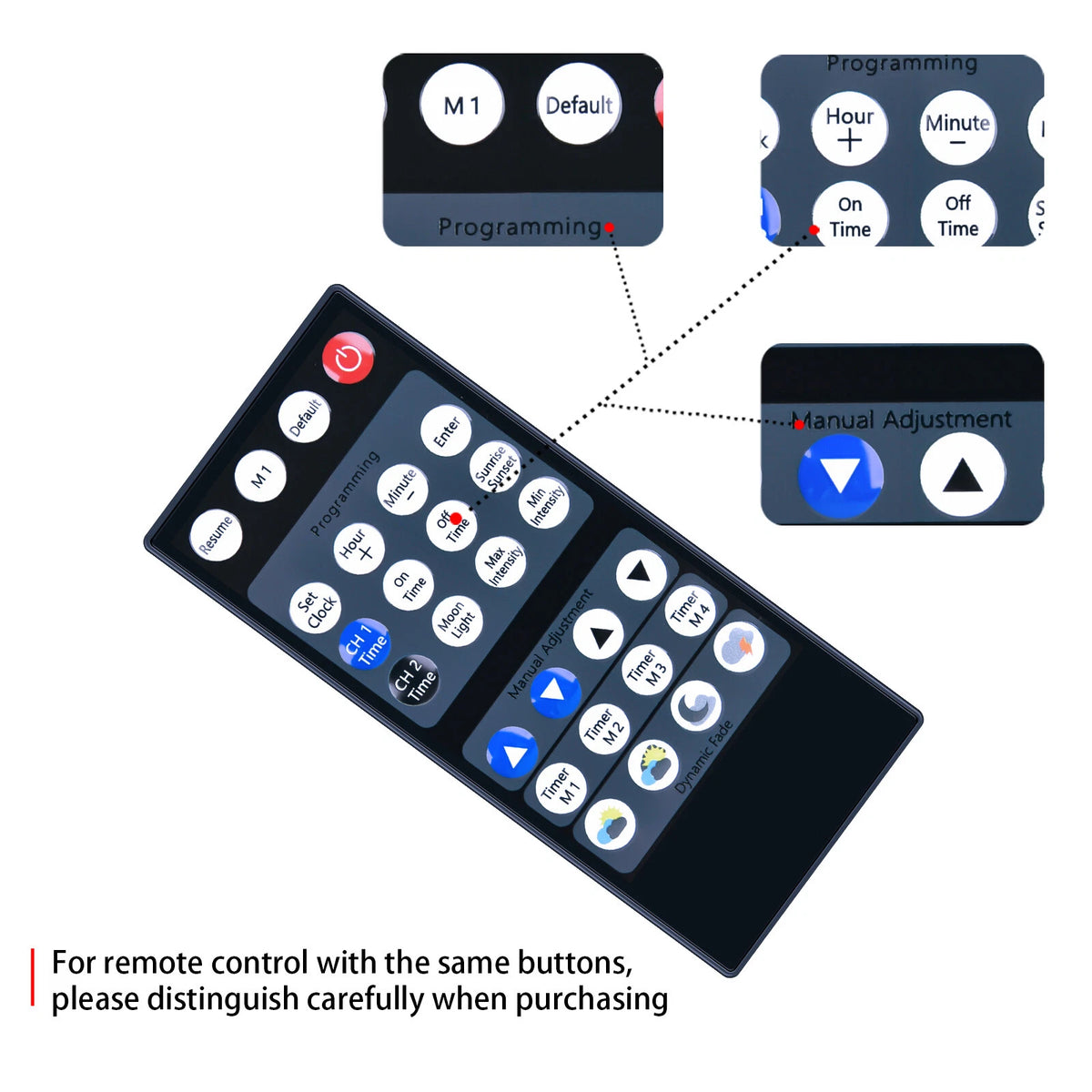 Replacement Remote Control For Ramp Timer Pro 3076 | Orbit Marine Gen 1