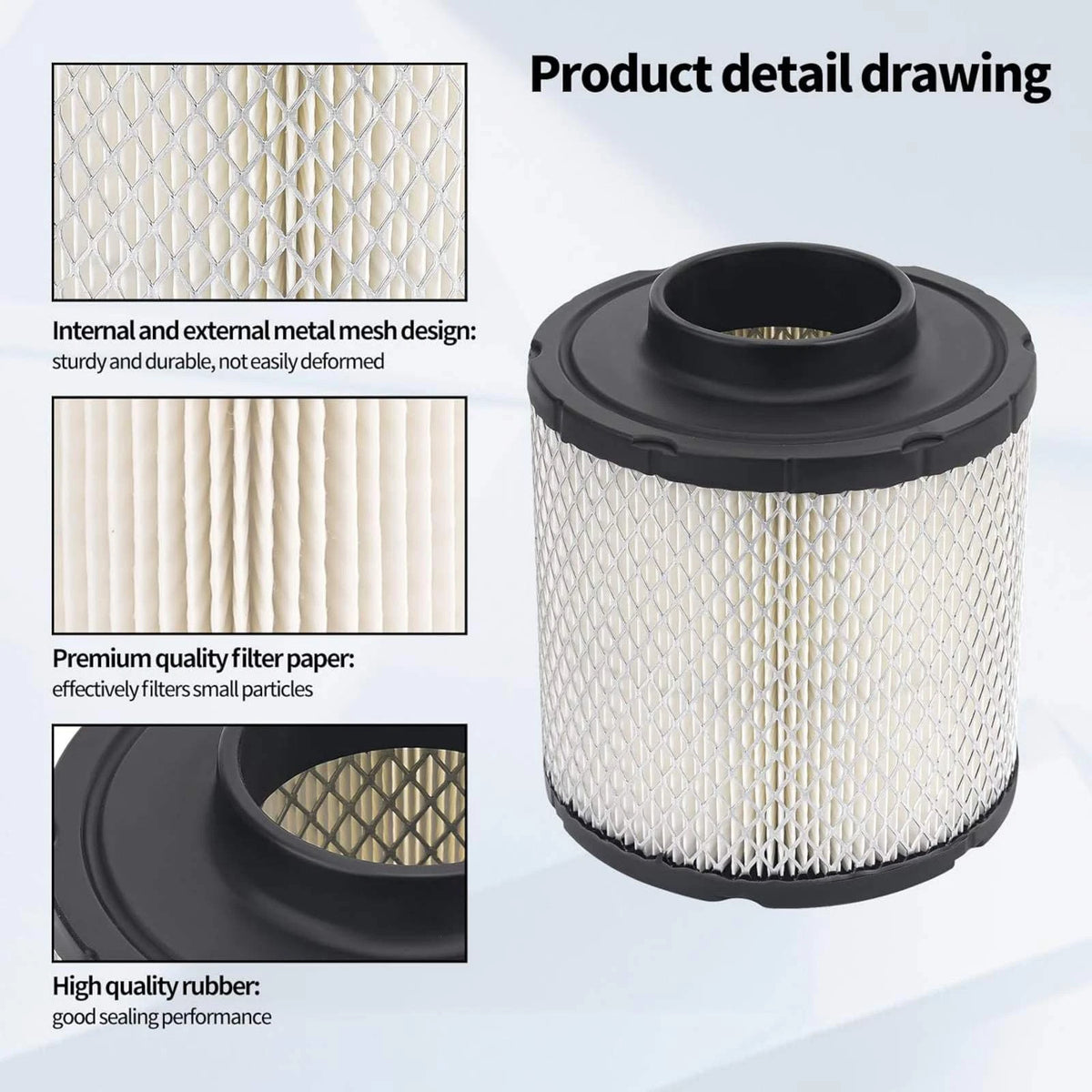 Direct Replacement 7082037 ATV Air Filter For Polaris Ranger 500 2017-2020