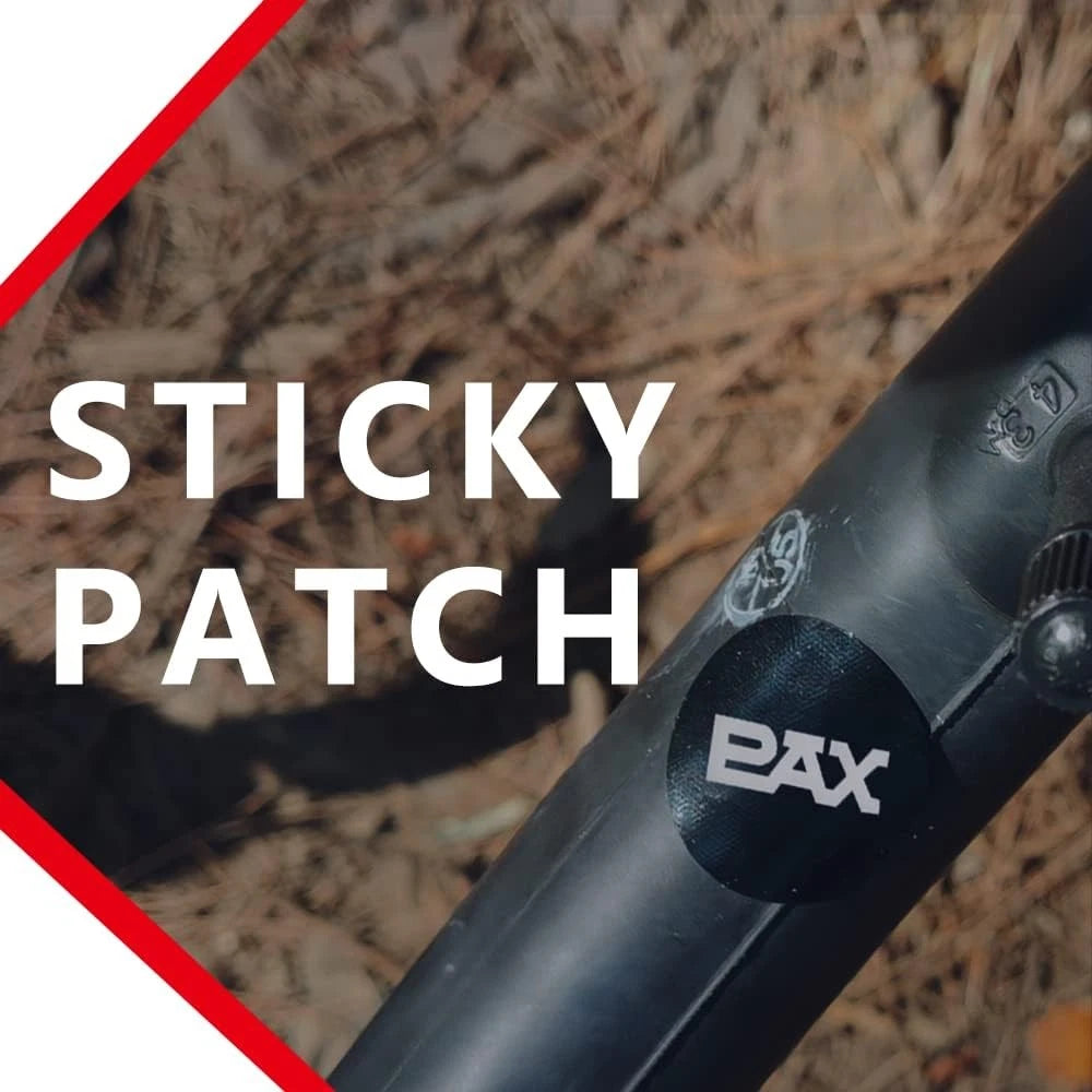 PAX 14 Pcs Glueless Bike Tire Patch Kit (2 Packs), 24mm (0.94 Inch) Ø
