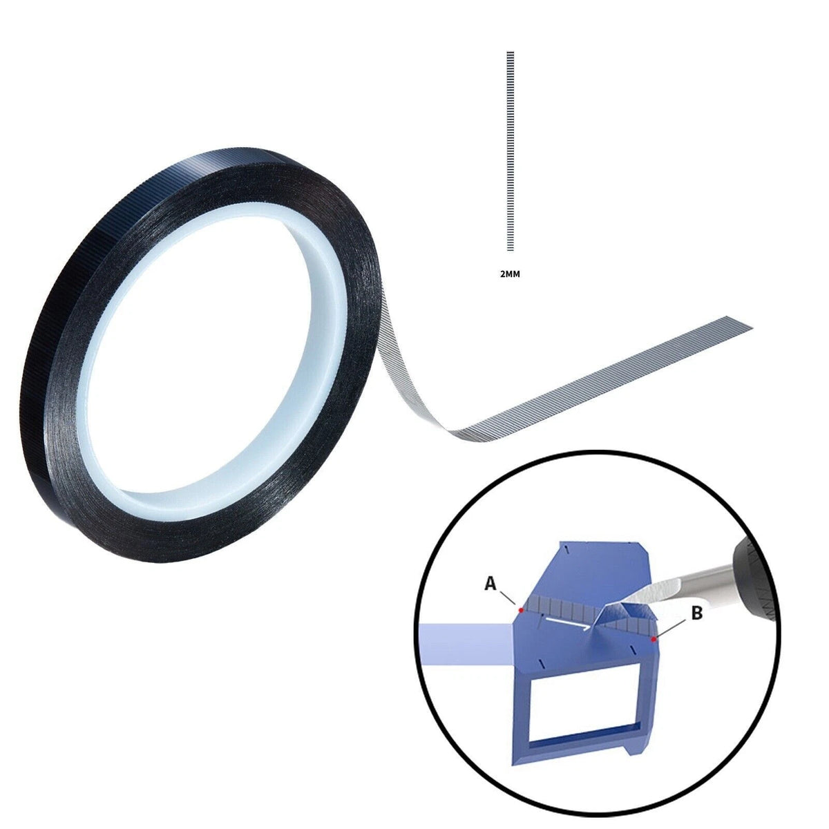 2mm Acrylic Adhesive Roll Tape For Model Carving Guide Scribing Panel Lines
