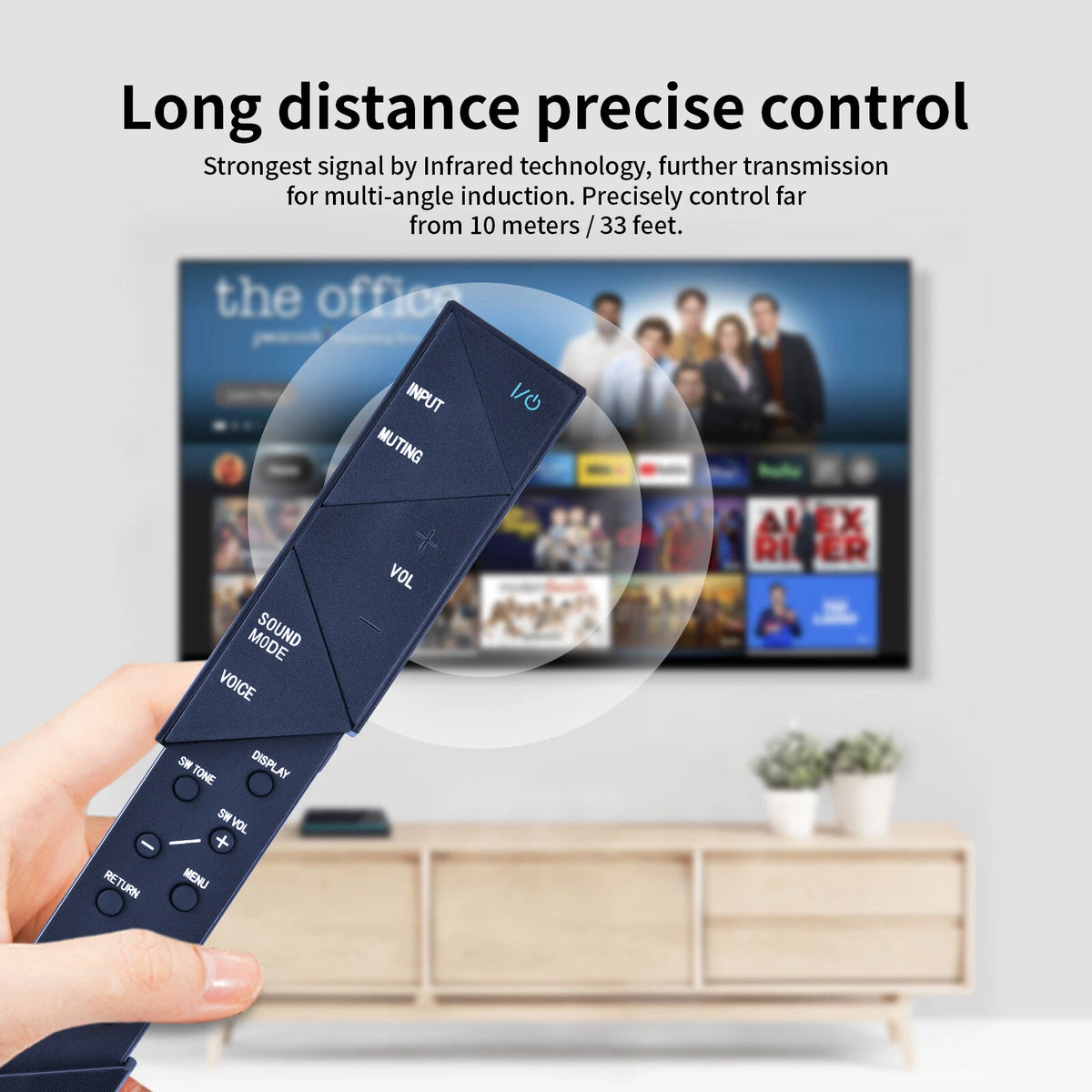 RM-ANU164 For Sony Sound Bar Remote Control HT-ST3 SA-WST7 SS-ST3 HTST7