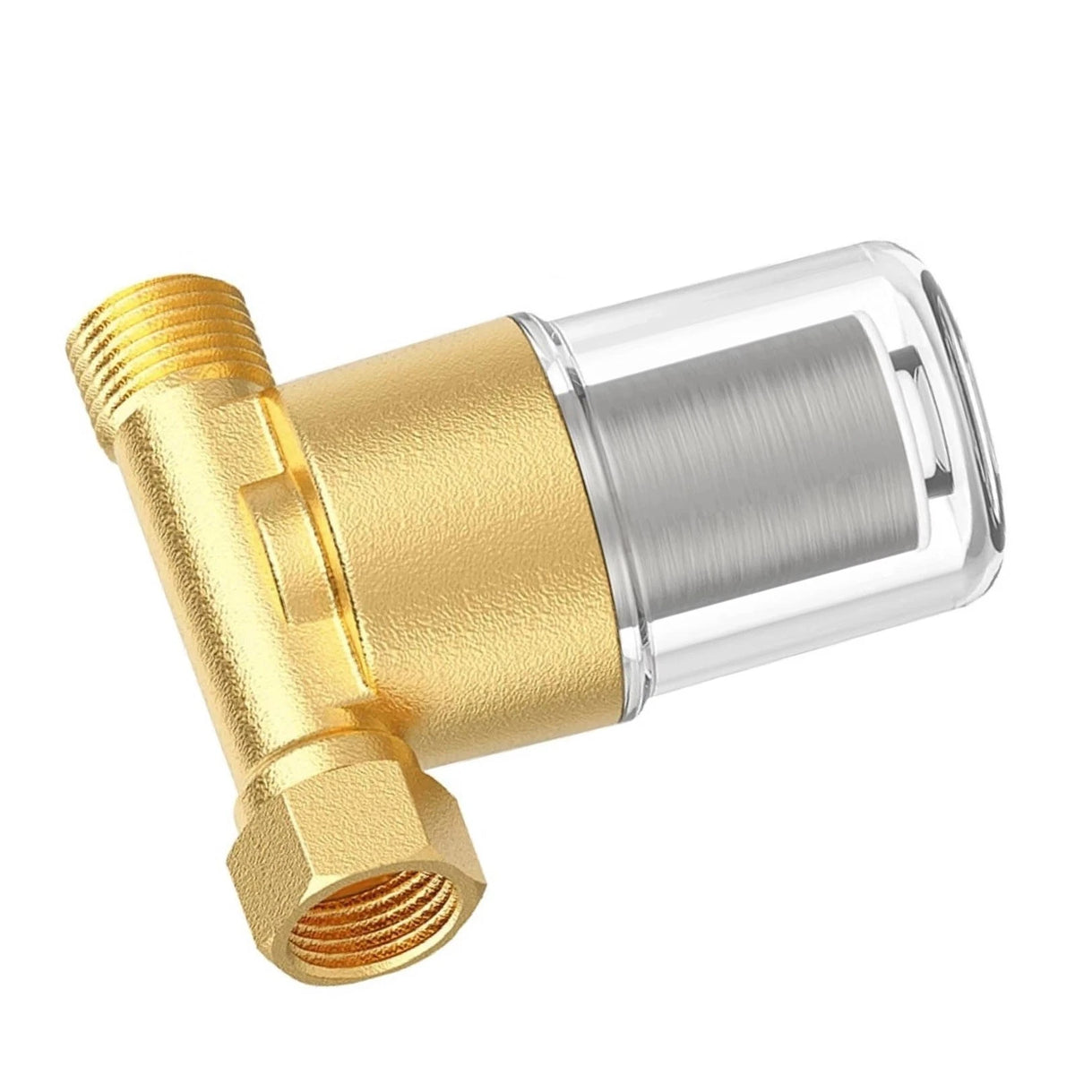 Brass Sediment Filter for Water Heater 40 Micron 1/2 Inch 3/4 Inch Clean Meshes