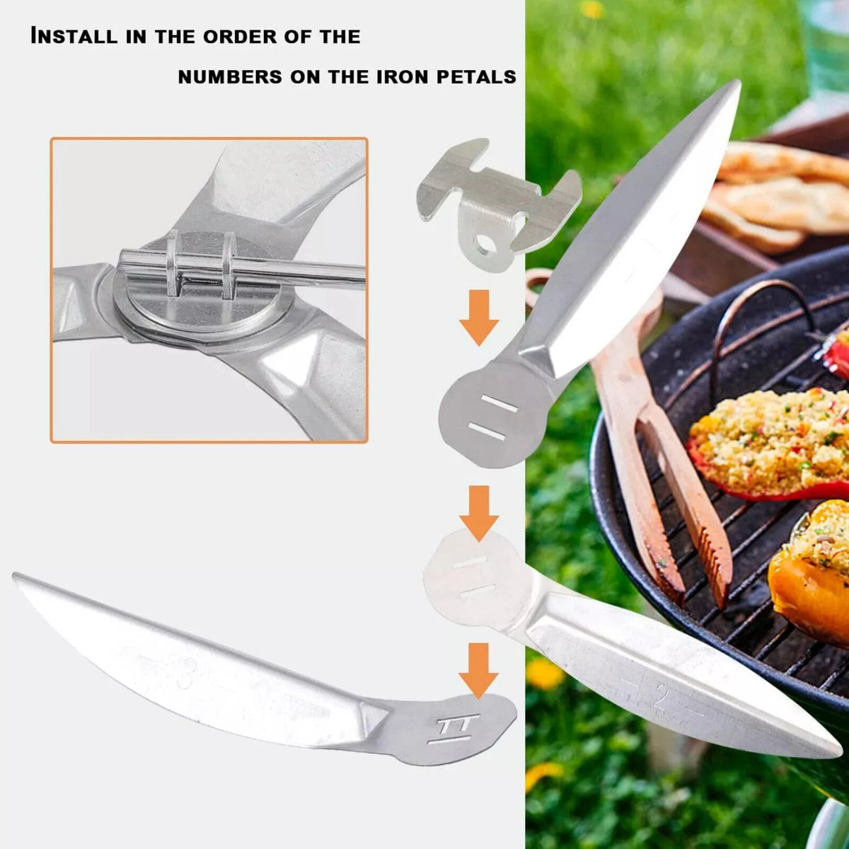 18-1/2-Inch One-Touch Cleaning System Kit For Weber Grill 307408 Repair Part