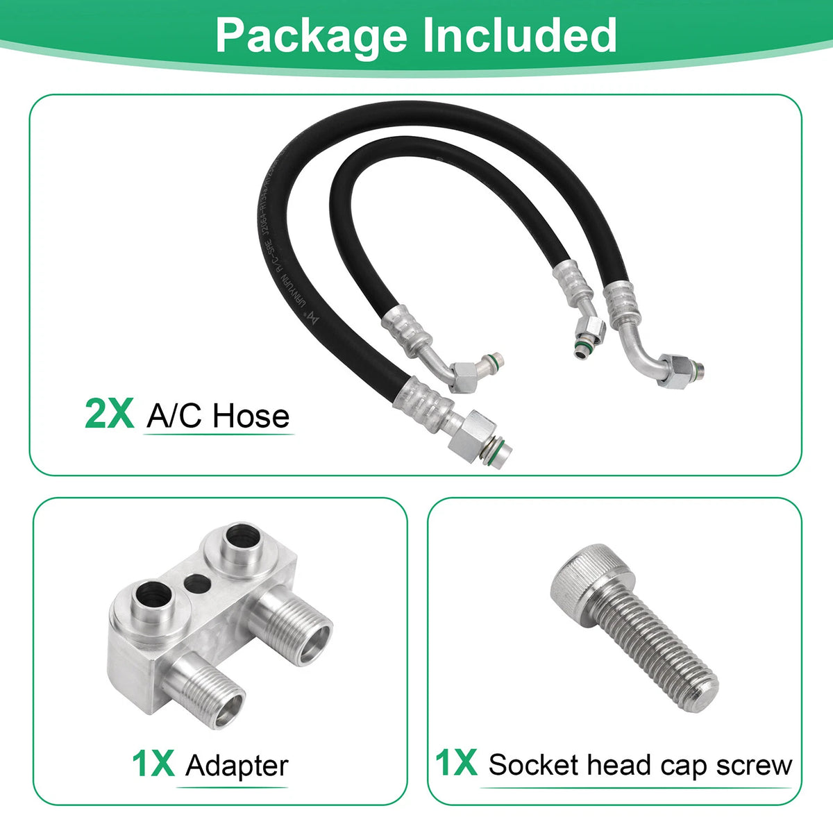 Conversion Engine Motor Swap A/C Line Kit for 1982-1992 Camaro/Firebird LSX LS1
