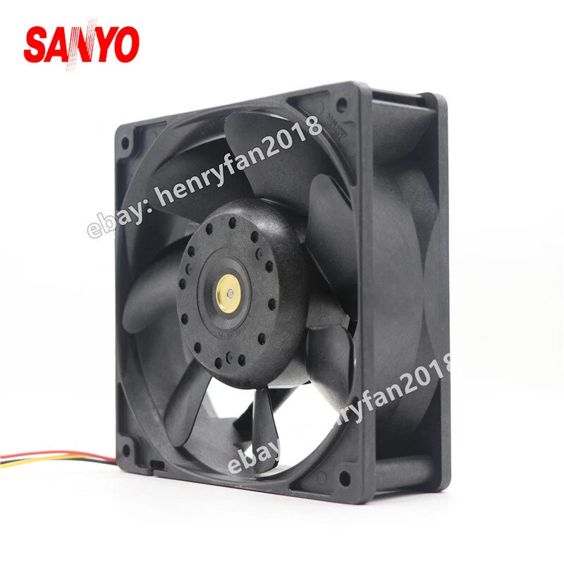 SANYO Denki 9G1224E101 SanAce Fan DC 24V 0.34A 120*120*38MM 3-wire Cooling Fan