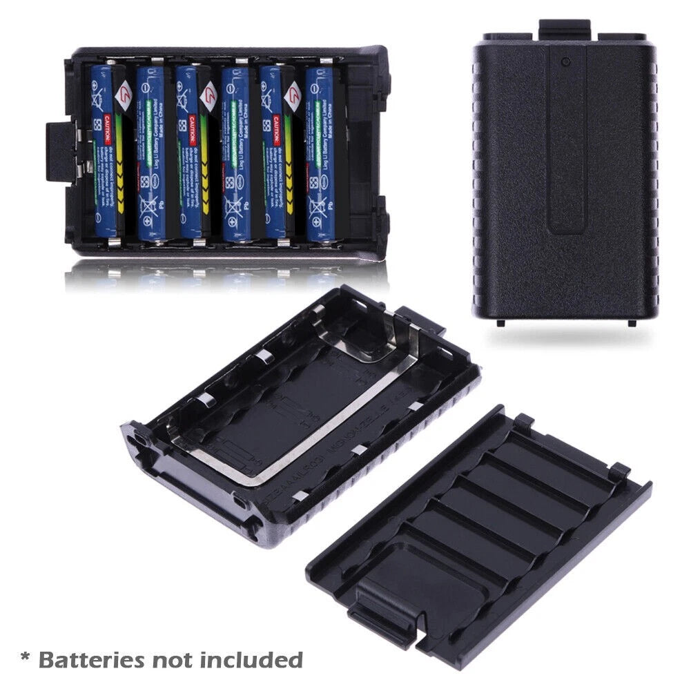 6x AAA Battery Case Pack Shell For BaoFeng Radio UV-5R UV-5R III UV-5RT