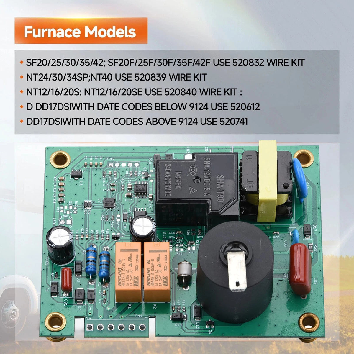 Replacement Heater Ignition Board For Suburban Furnace DC12V 520820 230587