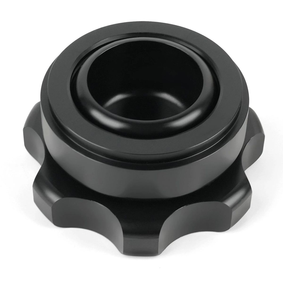 Black Fill Plug Cap & Aluminum Bung Kit – 1-3/8" Opening, 1-1/2"-12 Threaded