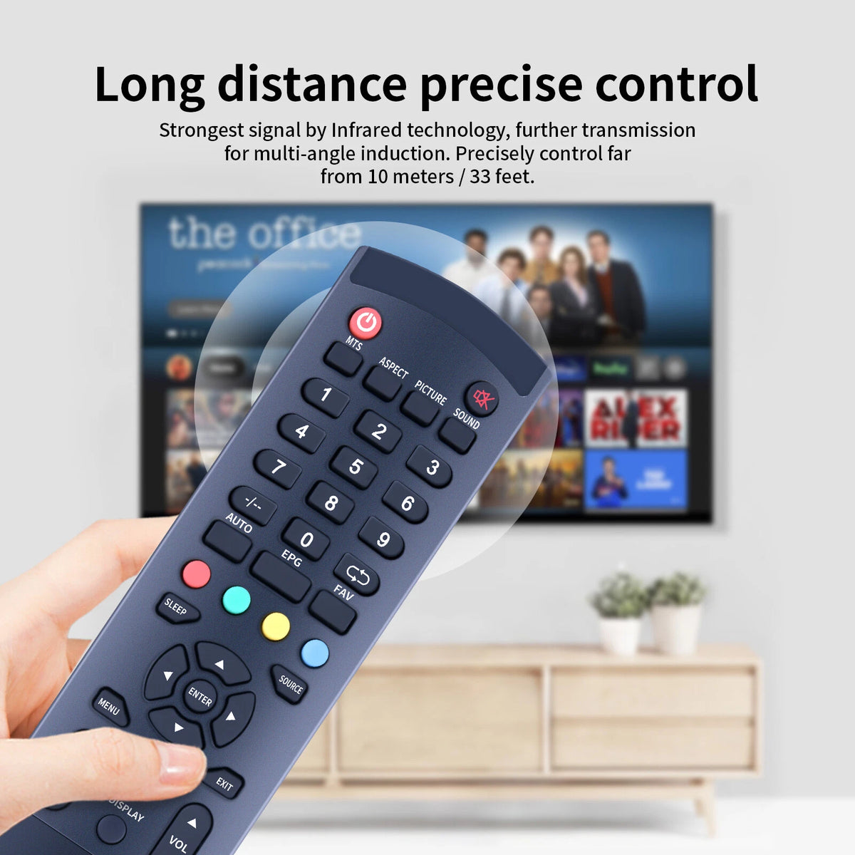 RC6035C Remote Control For Cielo TV TE24T7H TE247AH-GY TE247AH-PK-PR TE247AHGY