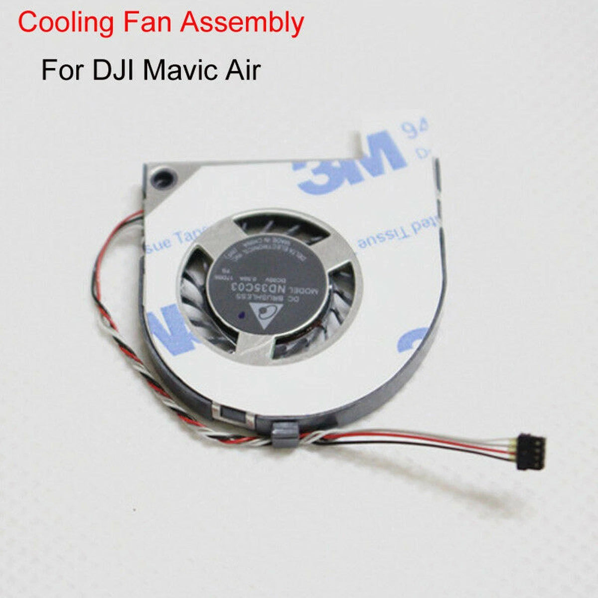 For DJI Mavic Air Drone Rack Frame Fan with 3M Sticker Repair Parts