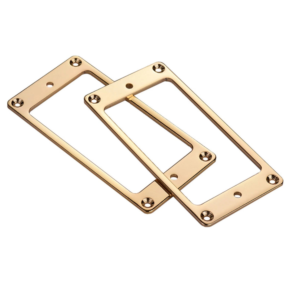 2Pcs Gold Electric Guitar Pickup Mounting Ring w/ Screws for Les Paul LP Parts