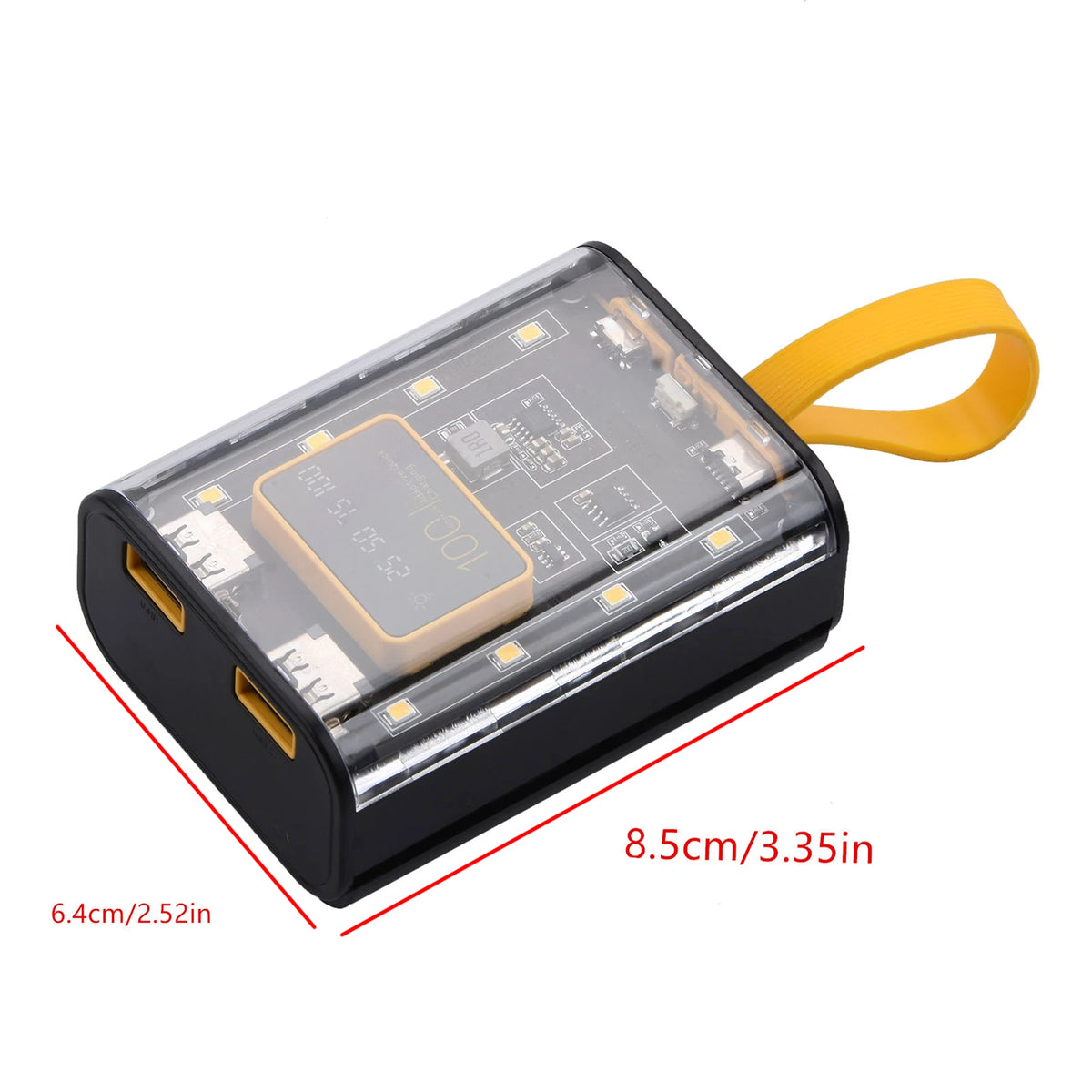10W 18650 Battery Charger DIY Power Bank Box Case Fast Charging With Night