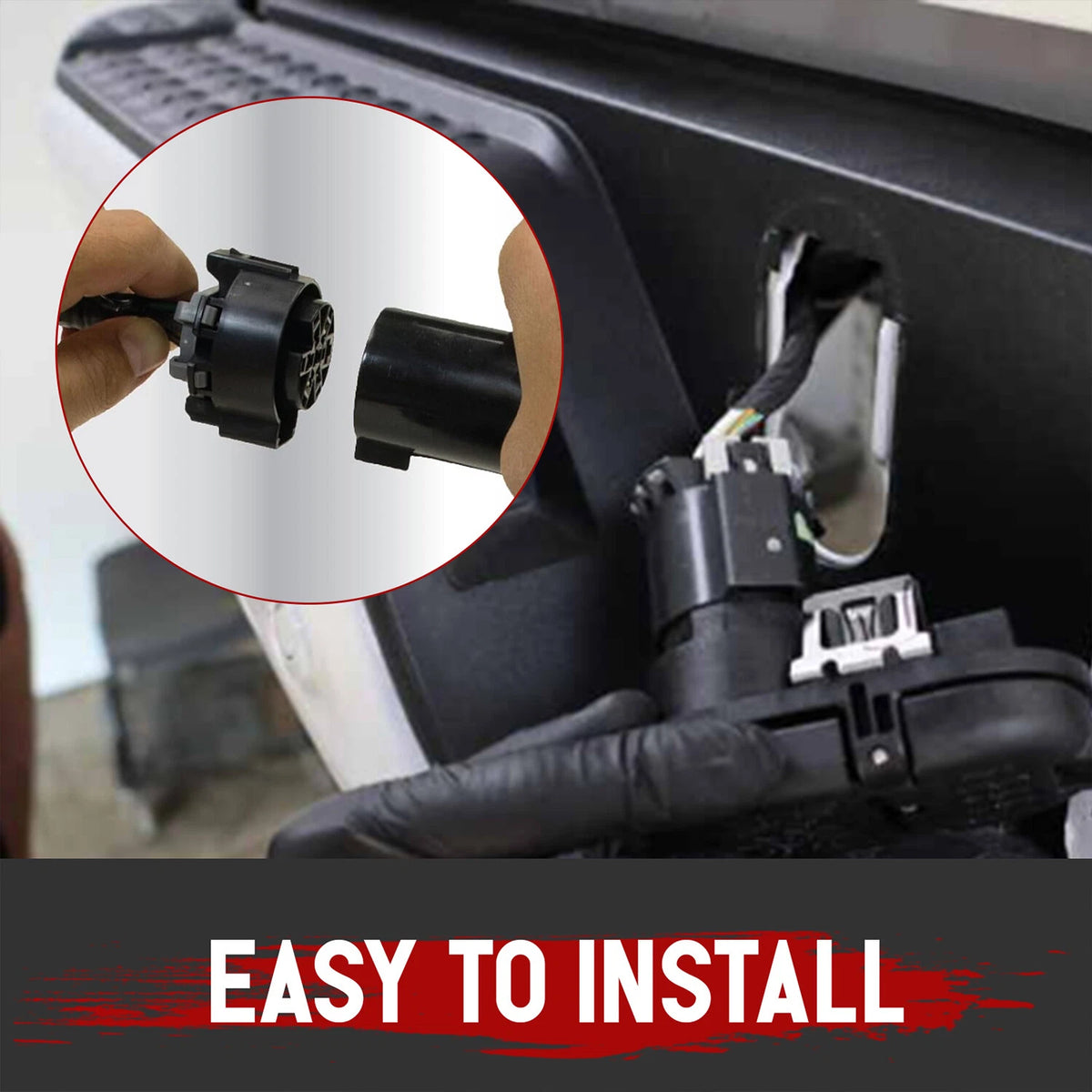 Replace 40975 Multi-Tow 7 Blade and 4 Flat Trailer Plug Wiring Connector