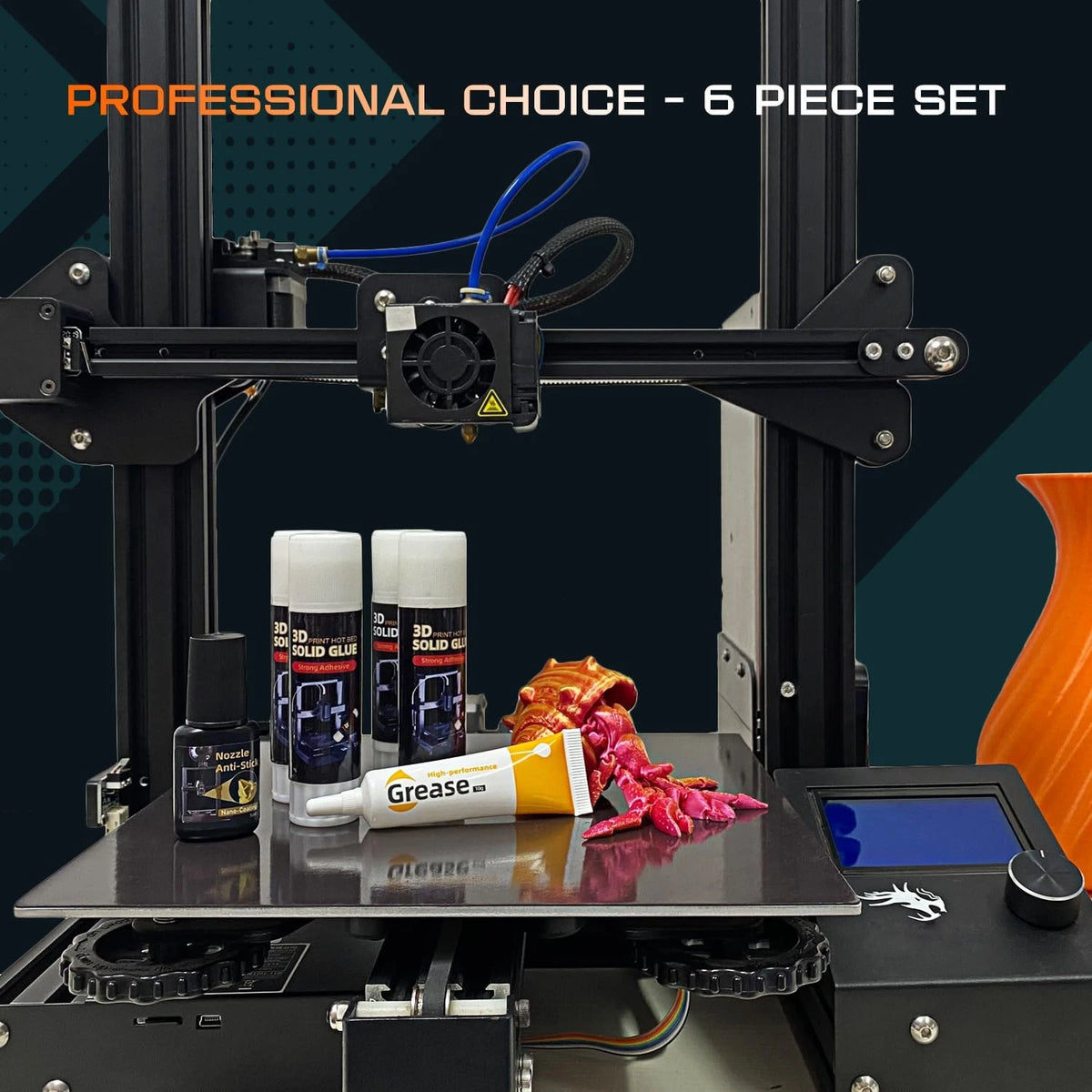 6-Piece Set of 3D Printer Accessories, Tools Kit Includes Nozzle...