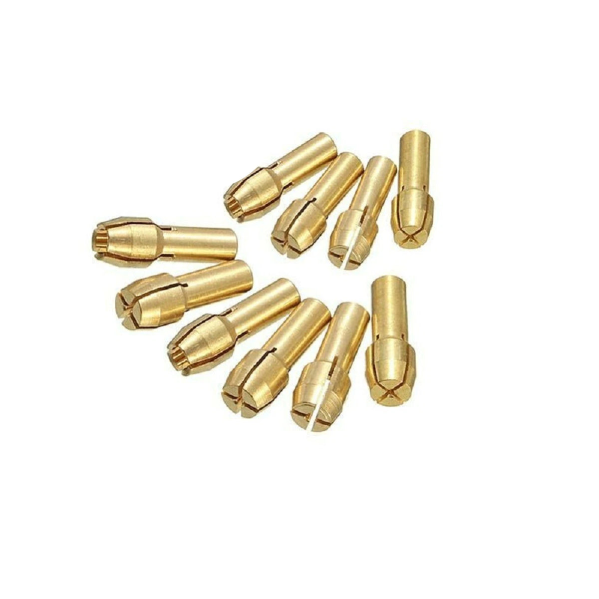10Pcs Brass mETAL Quick Change Nut Kit Tools Part Power Rotary For Dremel C