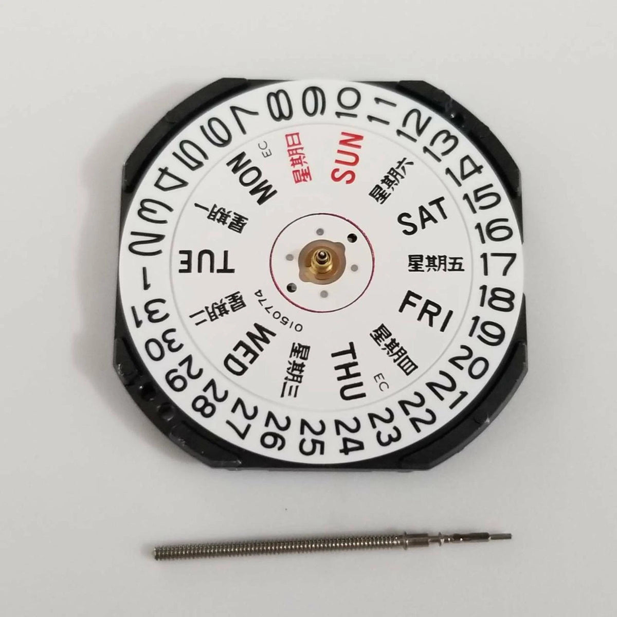 Date Day Quartz Watch Movement Replacement For Seiko 7N43A V343 V348 V743 Y143