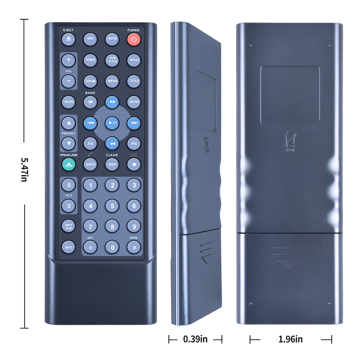 For JENSEN Replacement Remote Control UV9, UV10, VM9214, VM9214BT