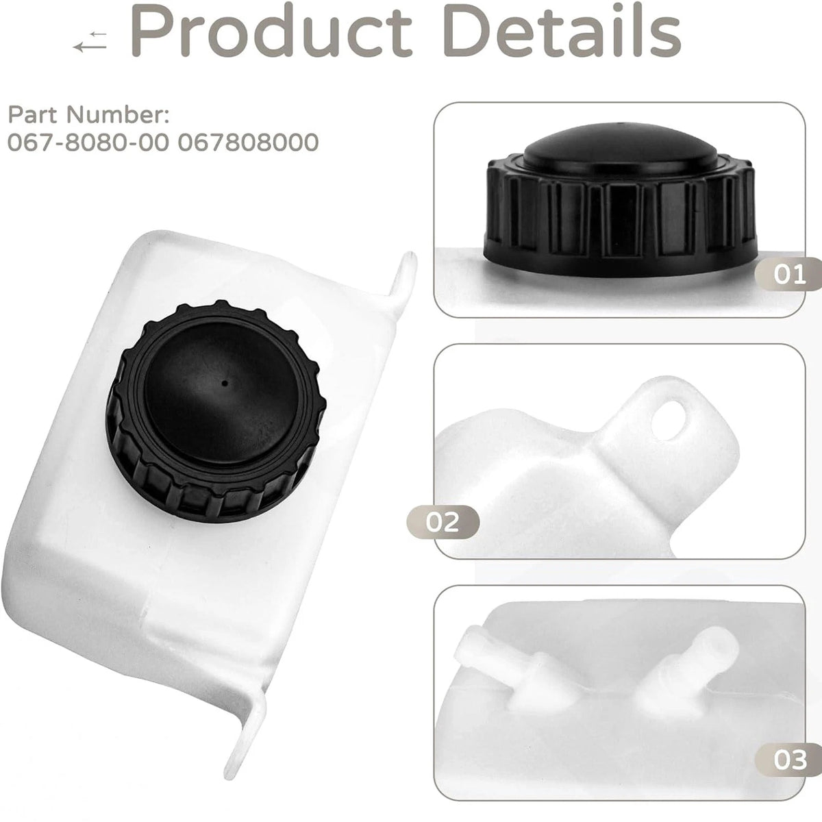 Tested Hydraulic Expansion Tank and Cap 700ML for Bad Boy CZT 2012 Before