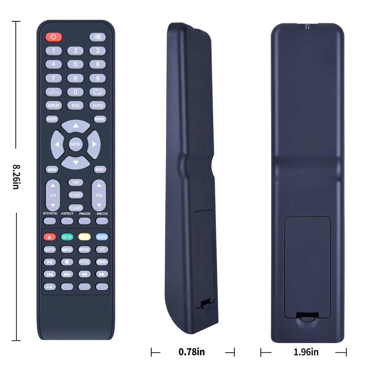 For Sylvox Deck-Series Pool-Series UHD LCD Outdoor TV Remote Control -