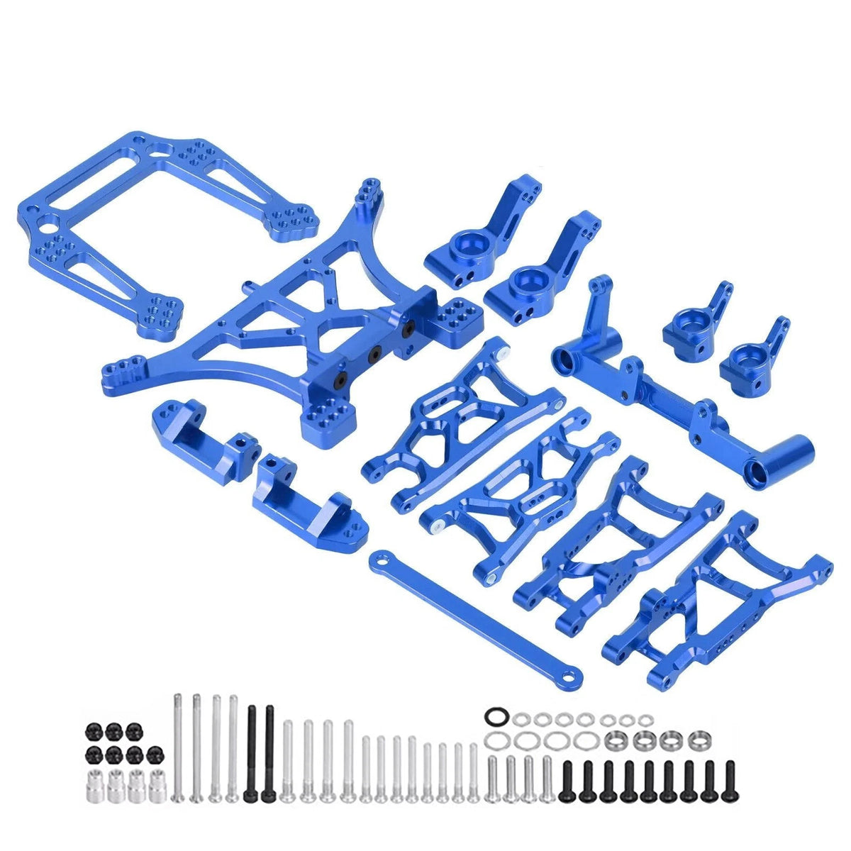 Blue Full Set RC Car Upgrade Parts For Traxxas Slash 2WD/Stampede/Rustler 1/10