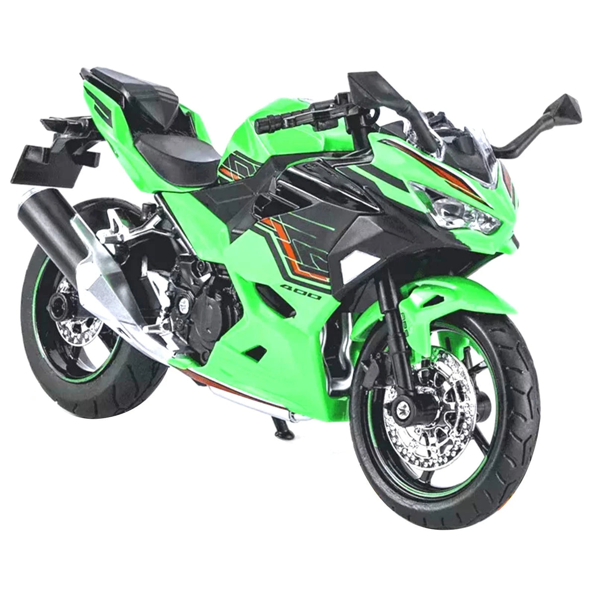 1/12 Scale Alloy+PC For Kawasaki Ninja 400 Motorcycle Model Finished Decoration