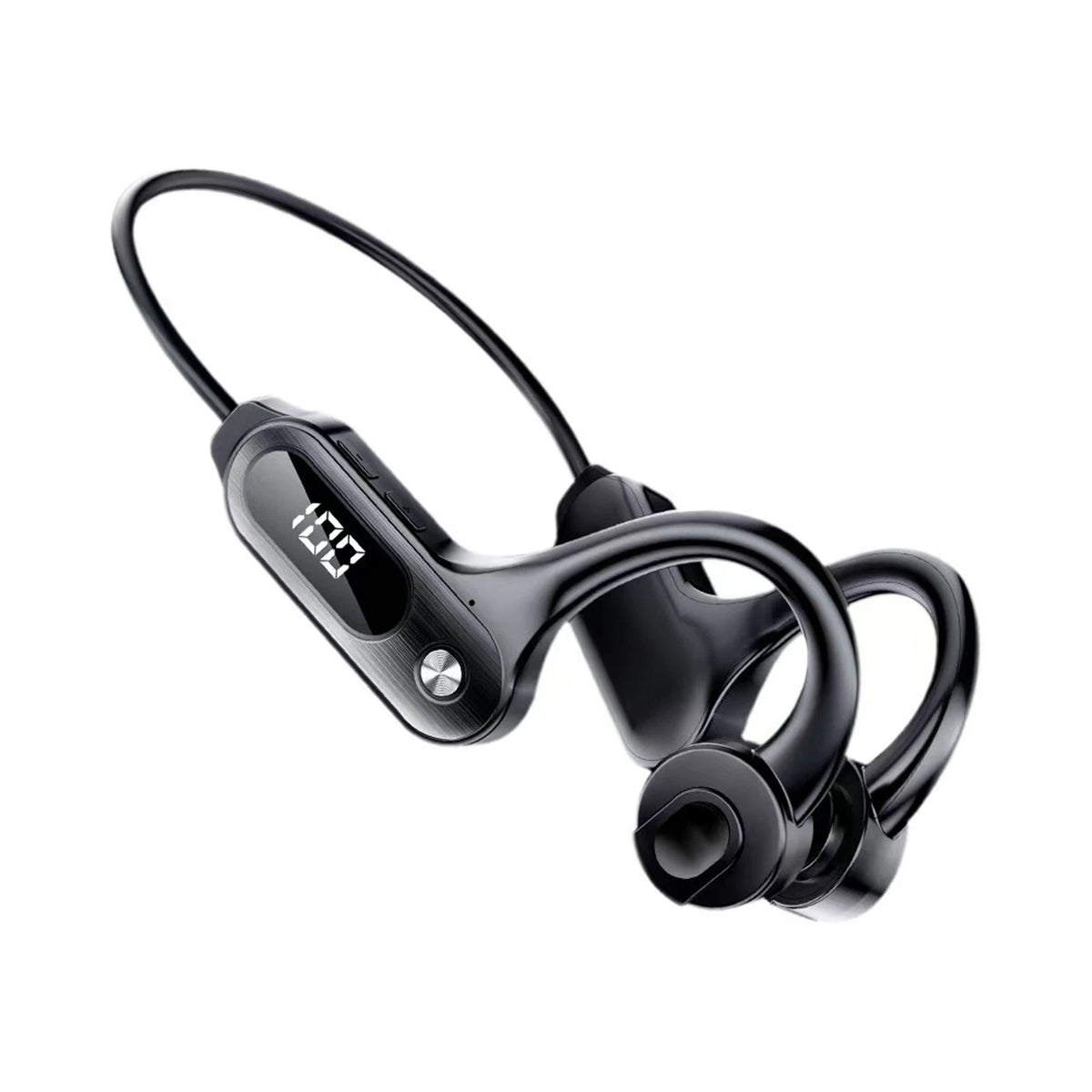 Bone Conduction Headphones Stable Transmission LED Digital Screen Work