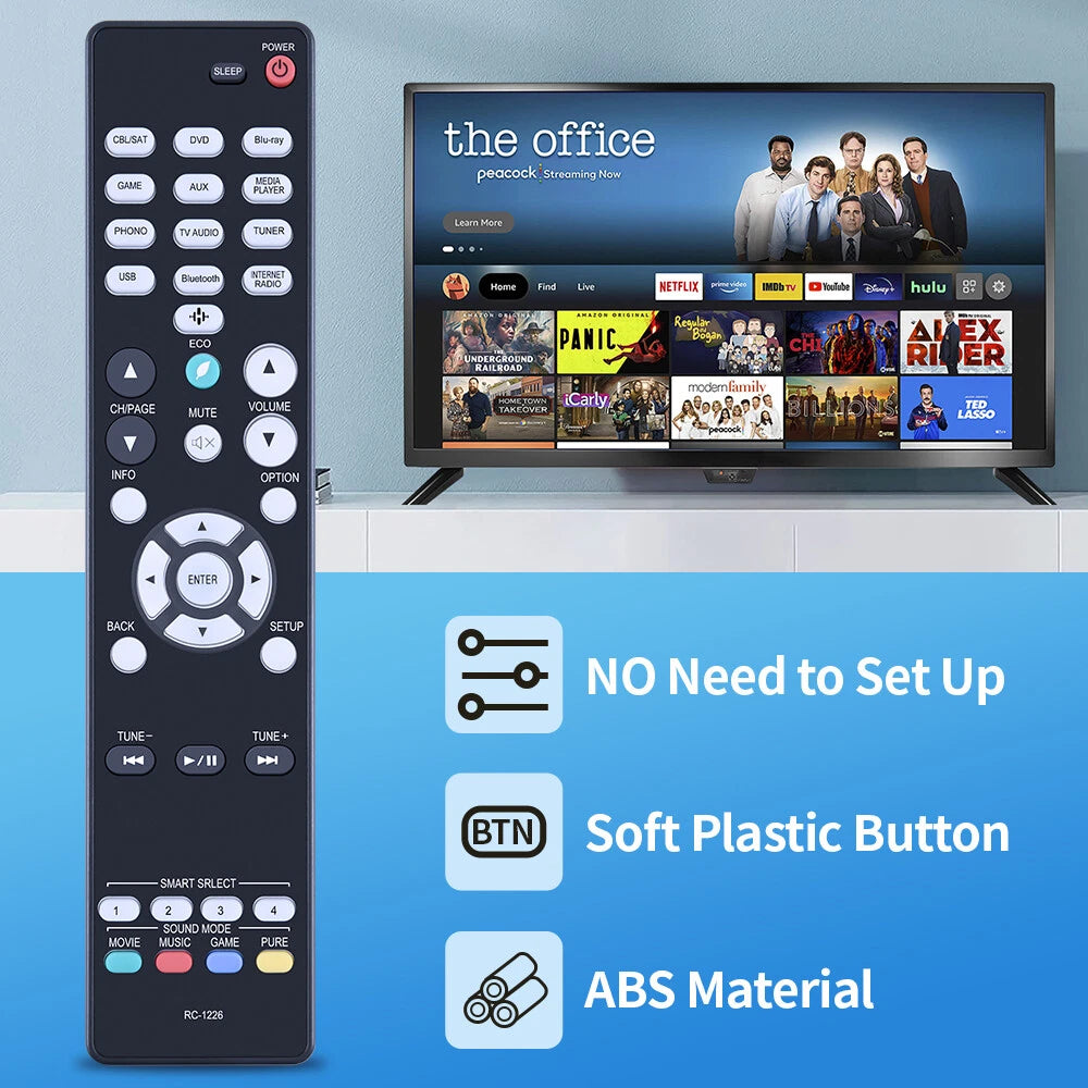 RC-1226 For Denon AV Receiver Remote Control AVR-S650H AVRS640H AVRS650H