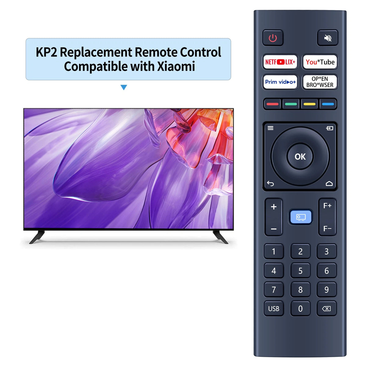 Replacement Remote Control For Xiaomi Wanbo TT Projector