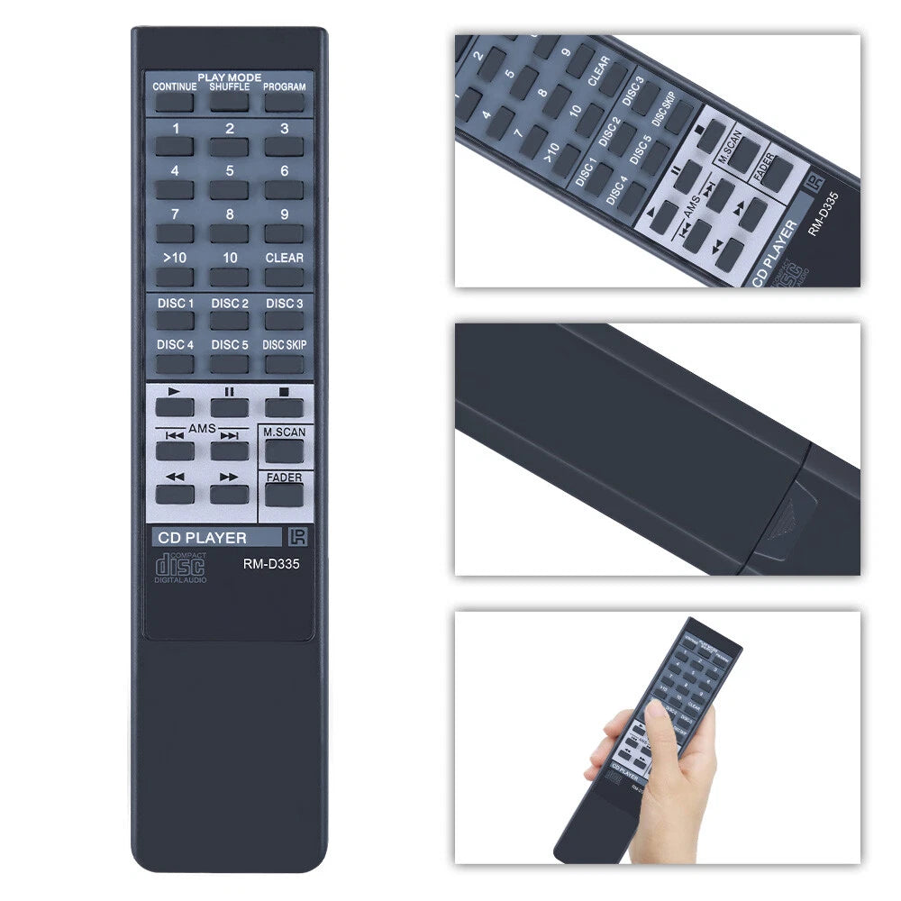 RM-D335 Remote Control For Sony CD Player CDP-C245 CDP-C741 CDP-C365