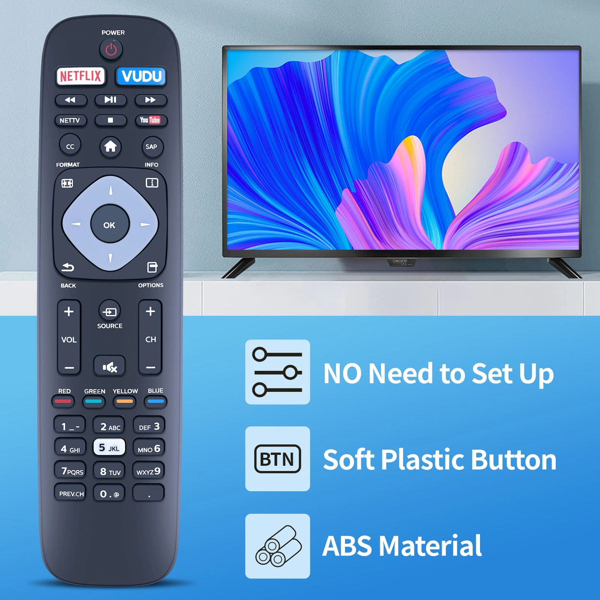 Remote Control For Philips TV 55PFL5602 43PFL4902 65PFL6902 43PFL5602 65PFL6601