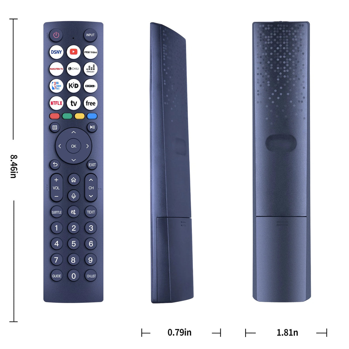 ERF2M36H Remote Control For Hisense Smart Android TV 43A6K A23291Q No Voice