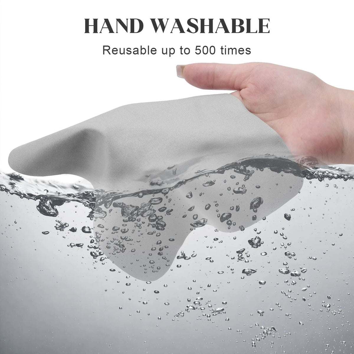 30 Pack Microfiber Glasses Cleaning Cloths with 2 Lens Cleaner Gray,white