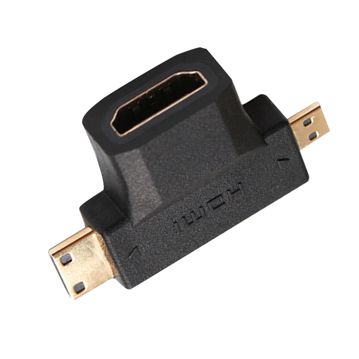 1 Pcs HDMI Female to Mini Micro HDMI Male Adapter Durable Replacement Connector