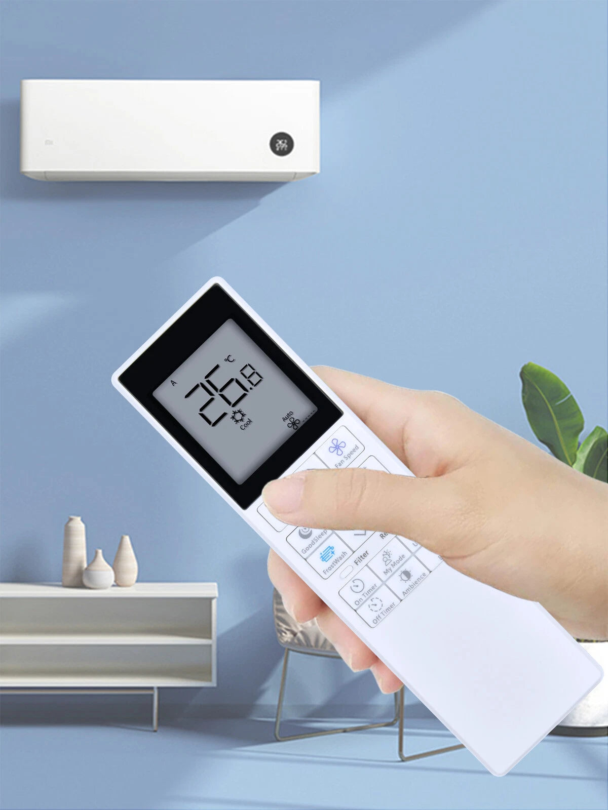 Remote Control For Hitachi Air Conditioning RC-AGU1ED0I RC-AGS1EA0E RAR-MOA6