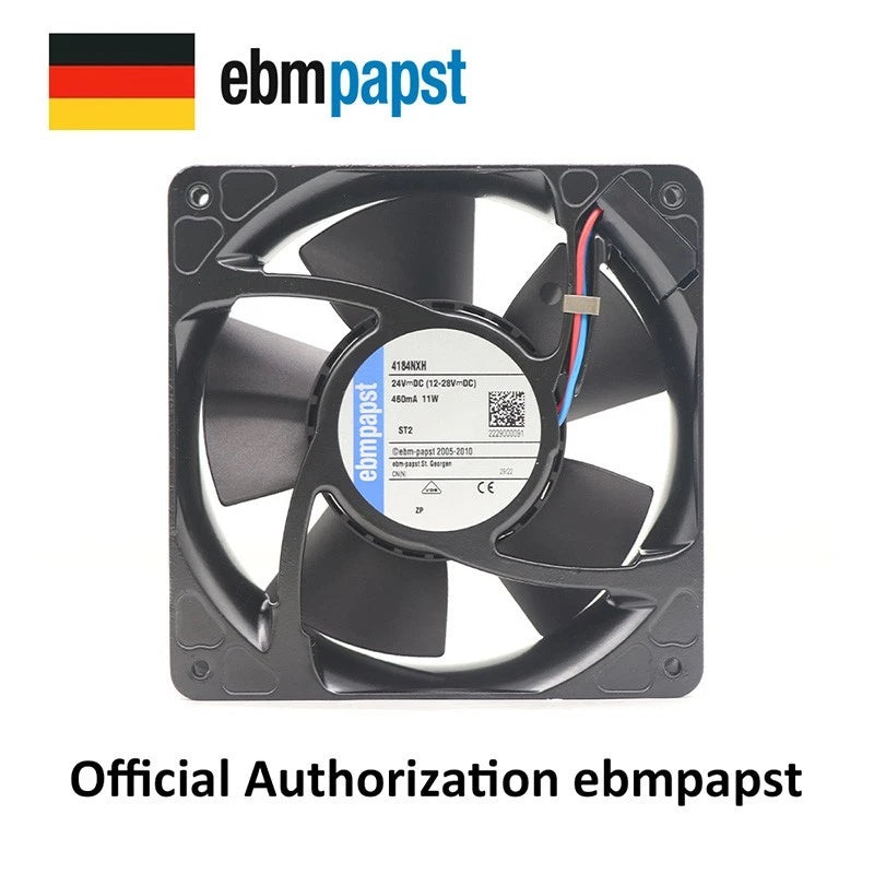 4184NXH Ebmpapst Fan Axial Fan 24VDC 11W 0.46A 120*120*38mm Cooling Fan