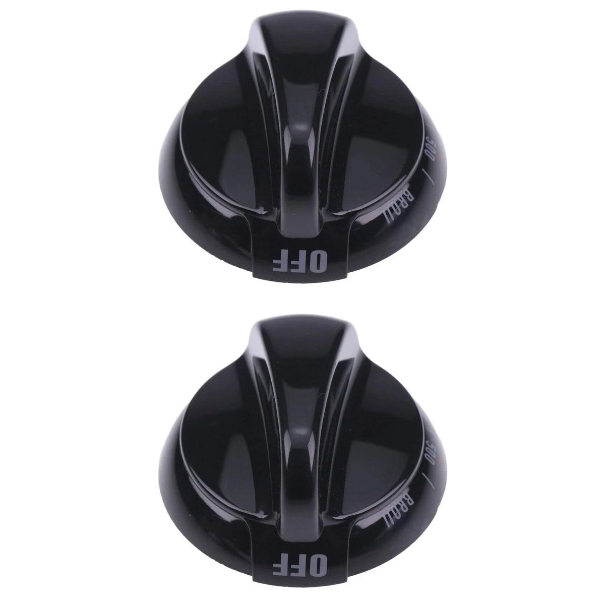 2PCS Control Knob Replacement Part WB03K10037 For GE Range Stove Oven Black