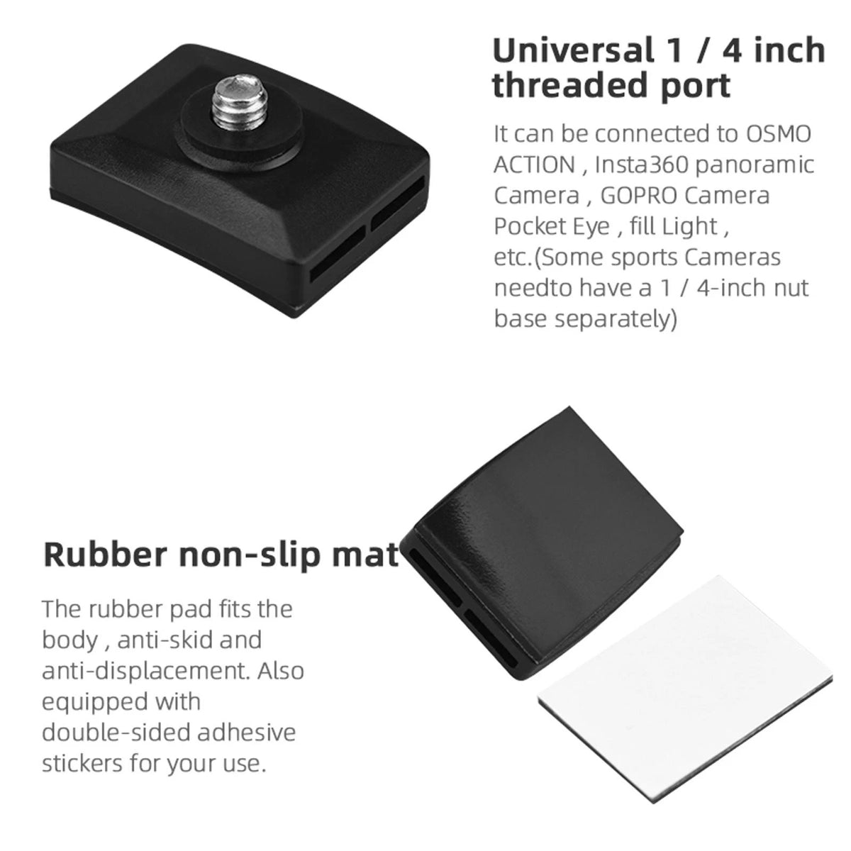 Drone Universal Camera Mount Bracket Adapter for DJI Mini 2 Mavic 2 Pro Air 2S d