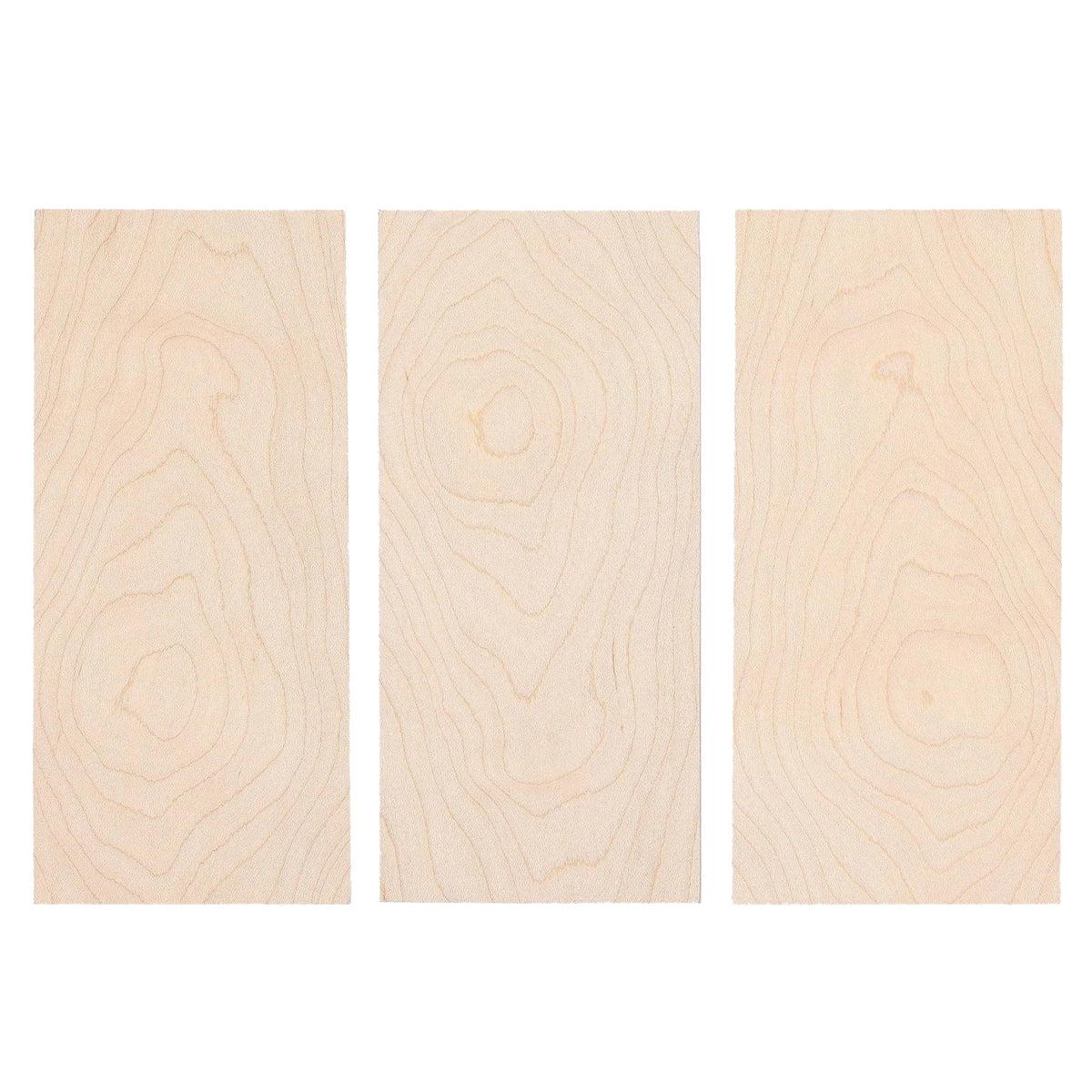 3Pcs Maple Guitar Veneer Guitar Head Veneer Shell Sheet Headplate For Luthier k