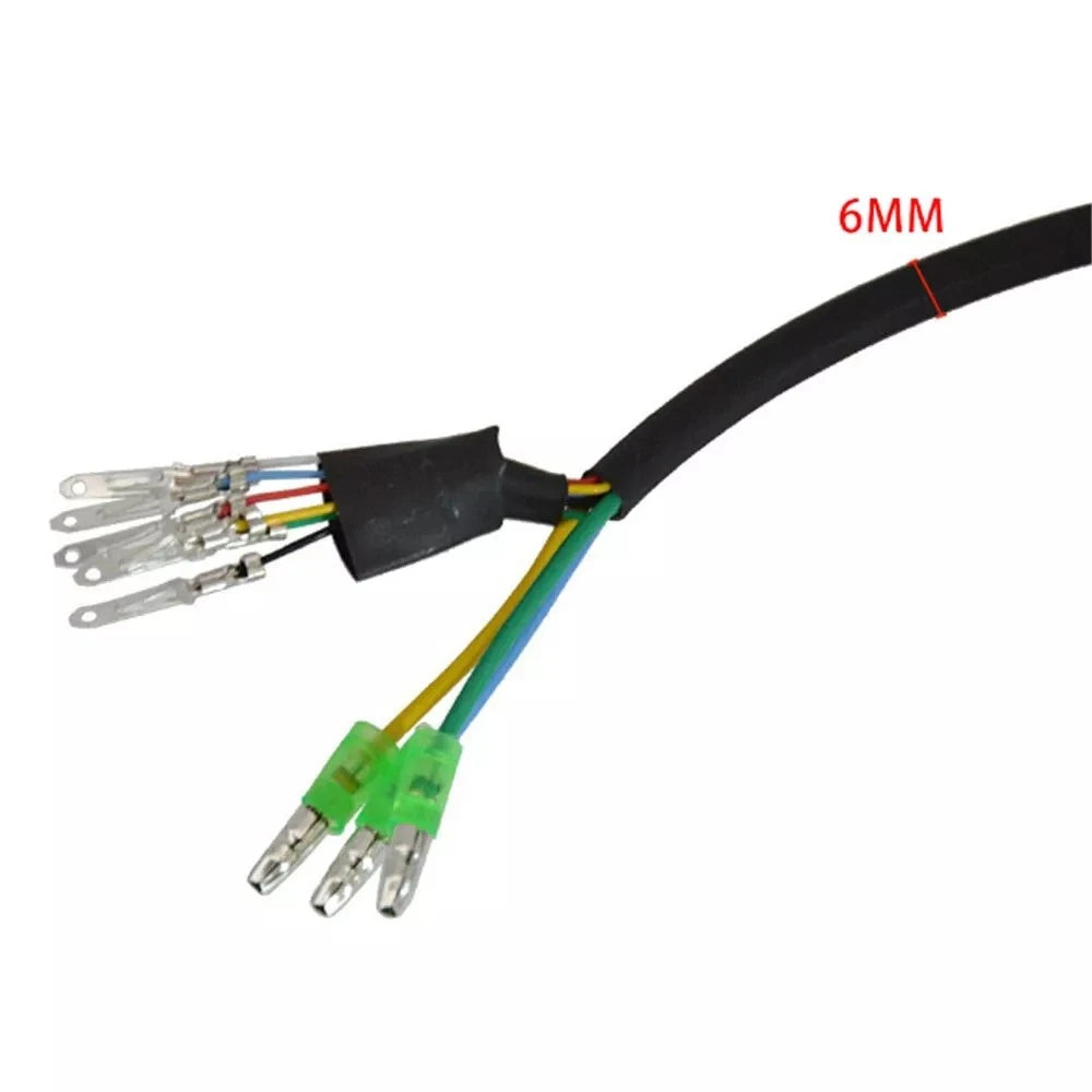 2pcs E-bike 9Pin Motor Extension Cable Male Cord For Wheel Hub Motors