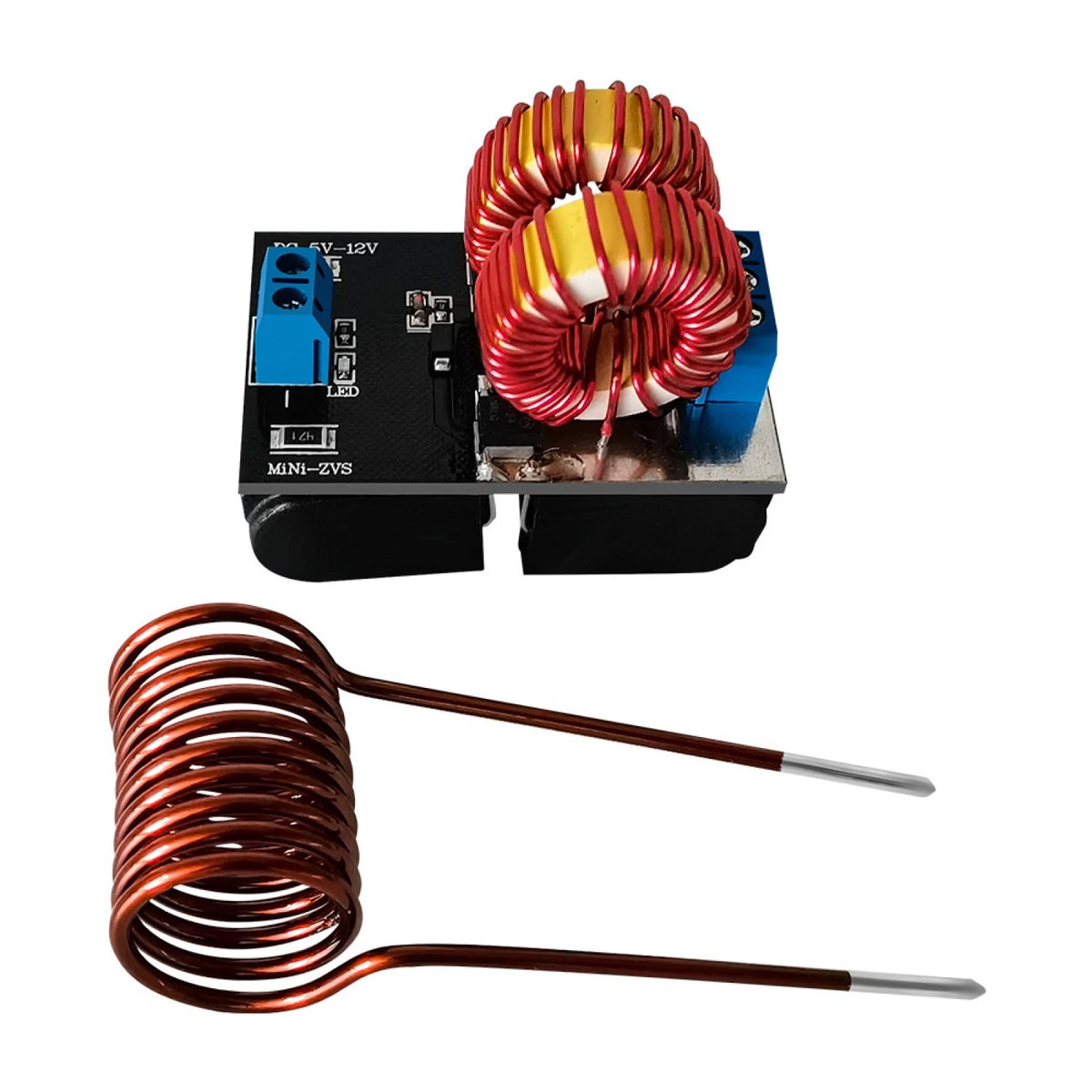 DC 5V~12V 120W ZVS Induction Heating Power Supply Module Board With Heating Coil